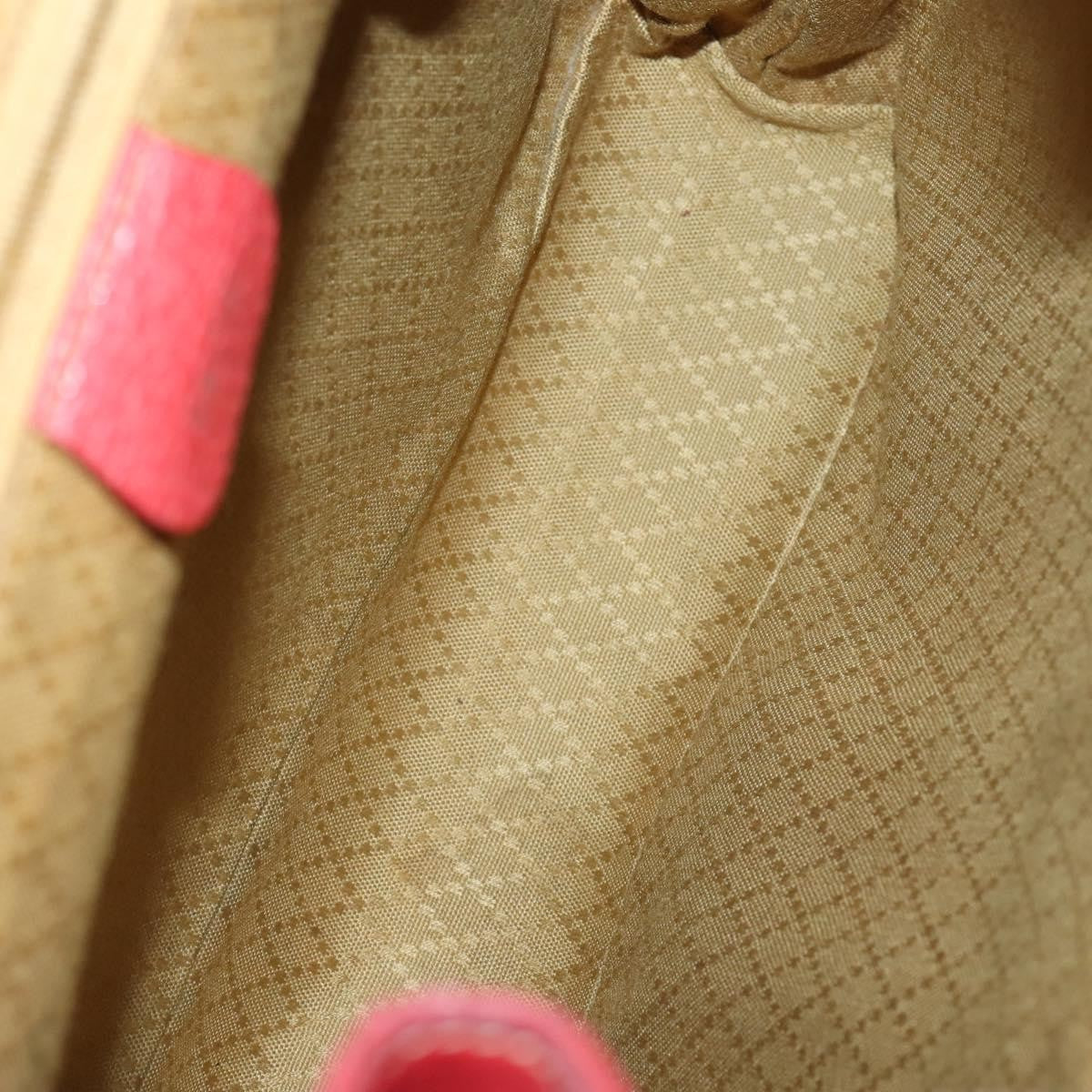 Gucci Vintage Bamboo Backpack Suede Red Suede Backpack Bag (Authentic  )