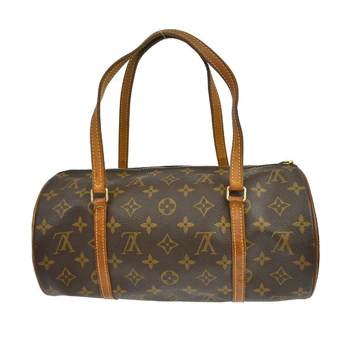 Louis Vuitton Papillon Handbag Monogram Canvas Brown Canvas Handbag ( )