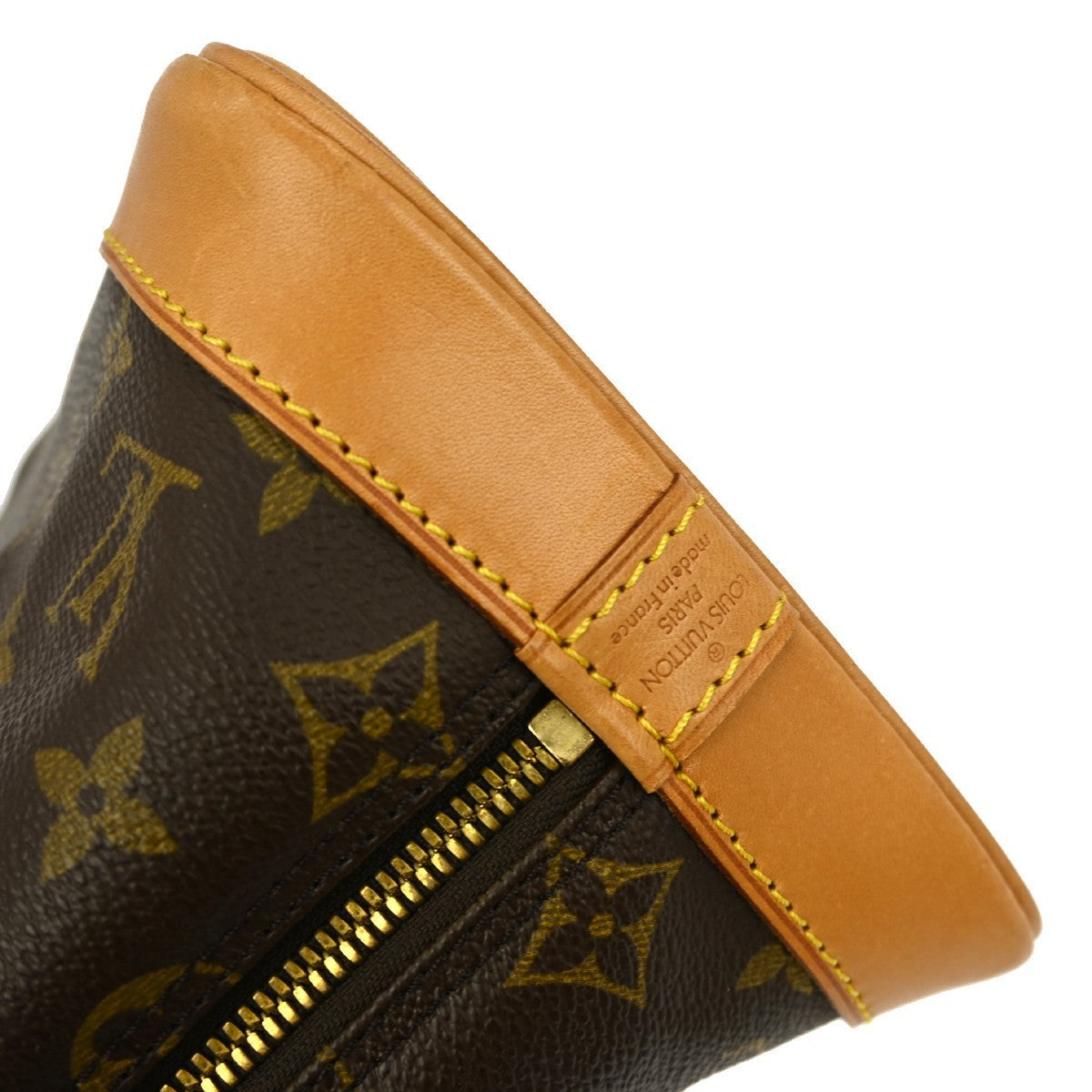Louis Vuitton Alma Handbag Monogram Canvas Brown Canvas Handbag ( )
