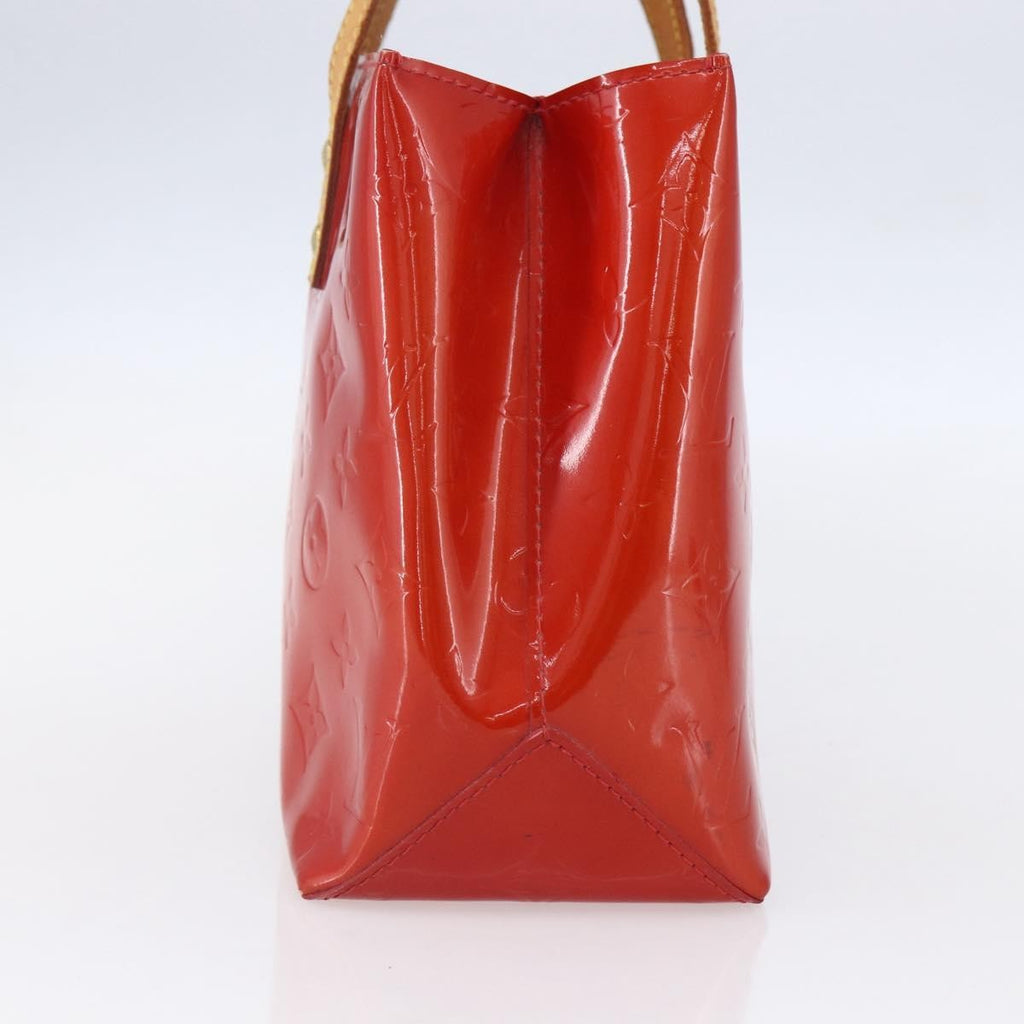 Louis Vuitton Reade Handbag Monogram Vernis Red Patent_Leather Handbag (Authentic  )