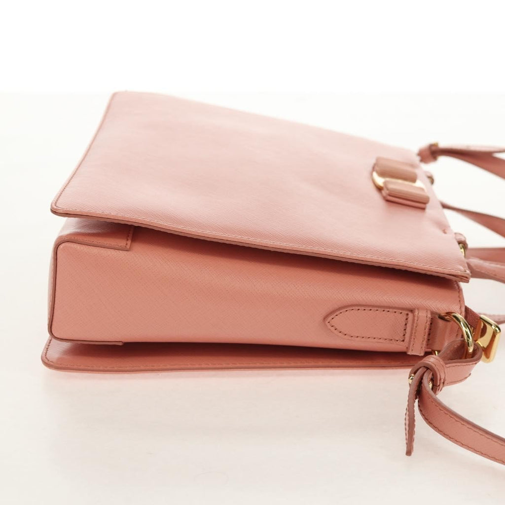 Salvatore Ferragamo Vala Handbag Leather Pink Leather Handbag (Authentic  )