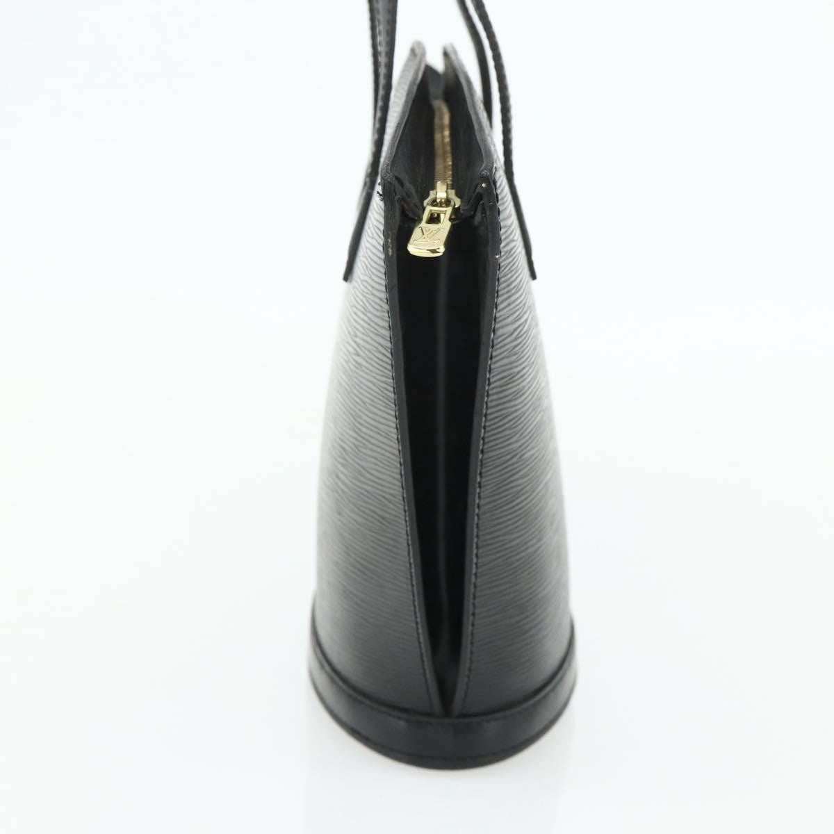 Louis Vuitton Saint Jacques Handbag Epi Leather Black Leather Handbag ( )