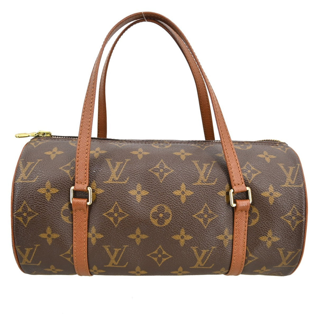 Louis Vuitton Papillon Handbag Monogram Canvas Brown Canvas Handbag ( )