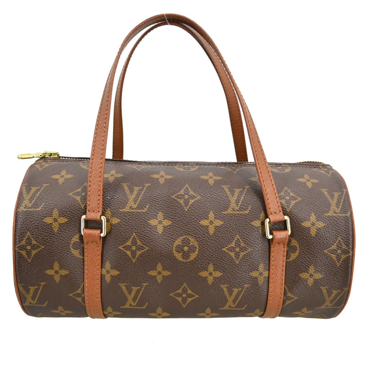 Louis Vuitton Papillon Handbag Monogram Canvas Brown Canvas Handbag ( )