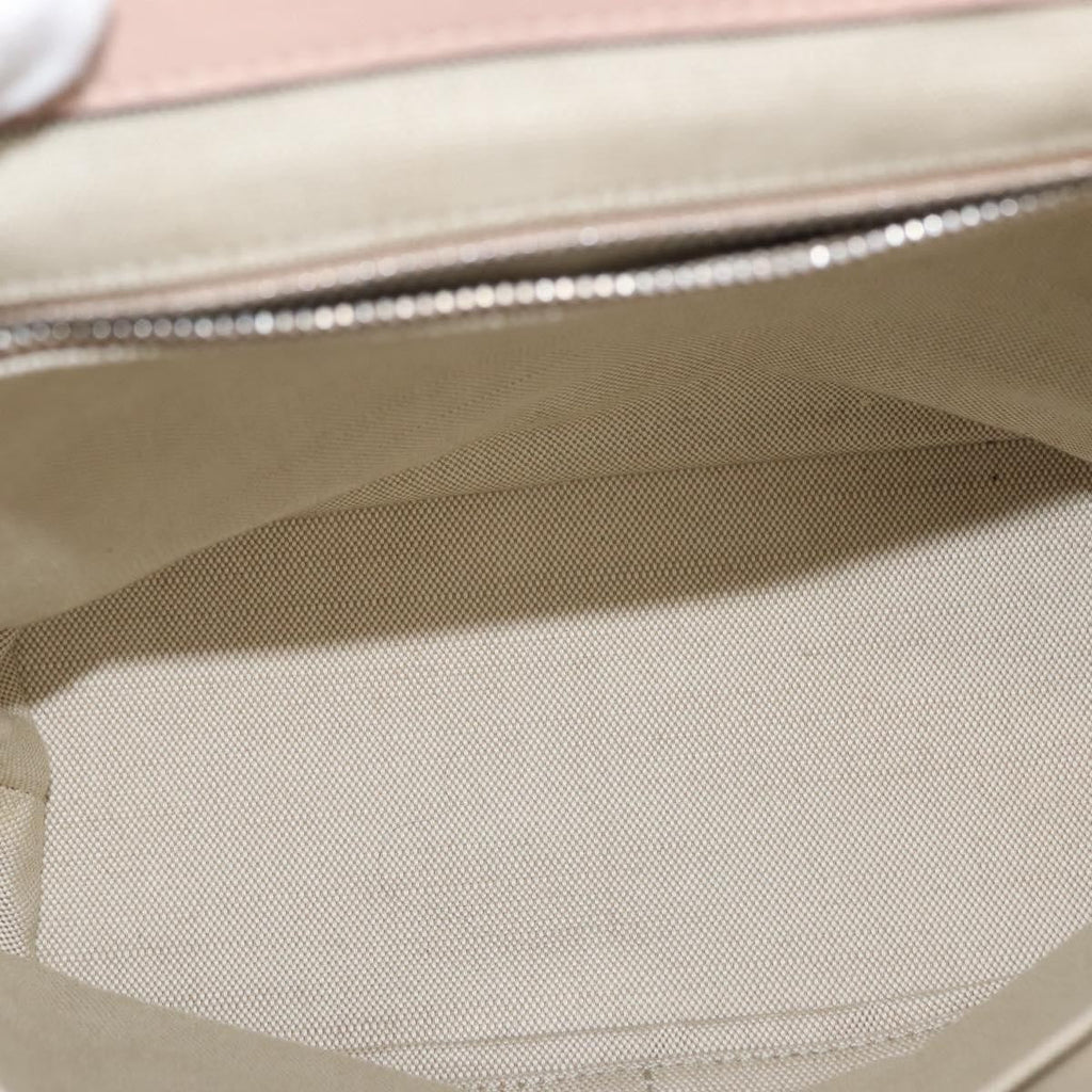 Bally Vintage Backpack Quilted Leather Pink Leather Backpack Bag (Authentic  )