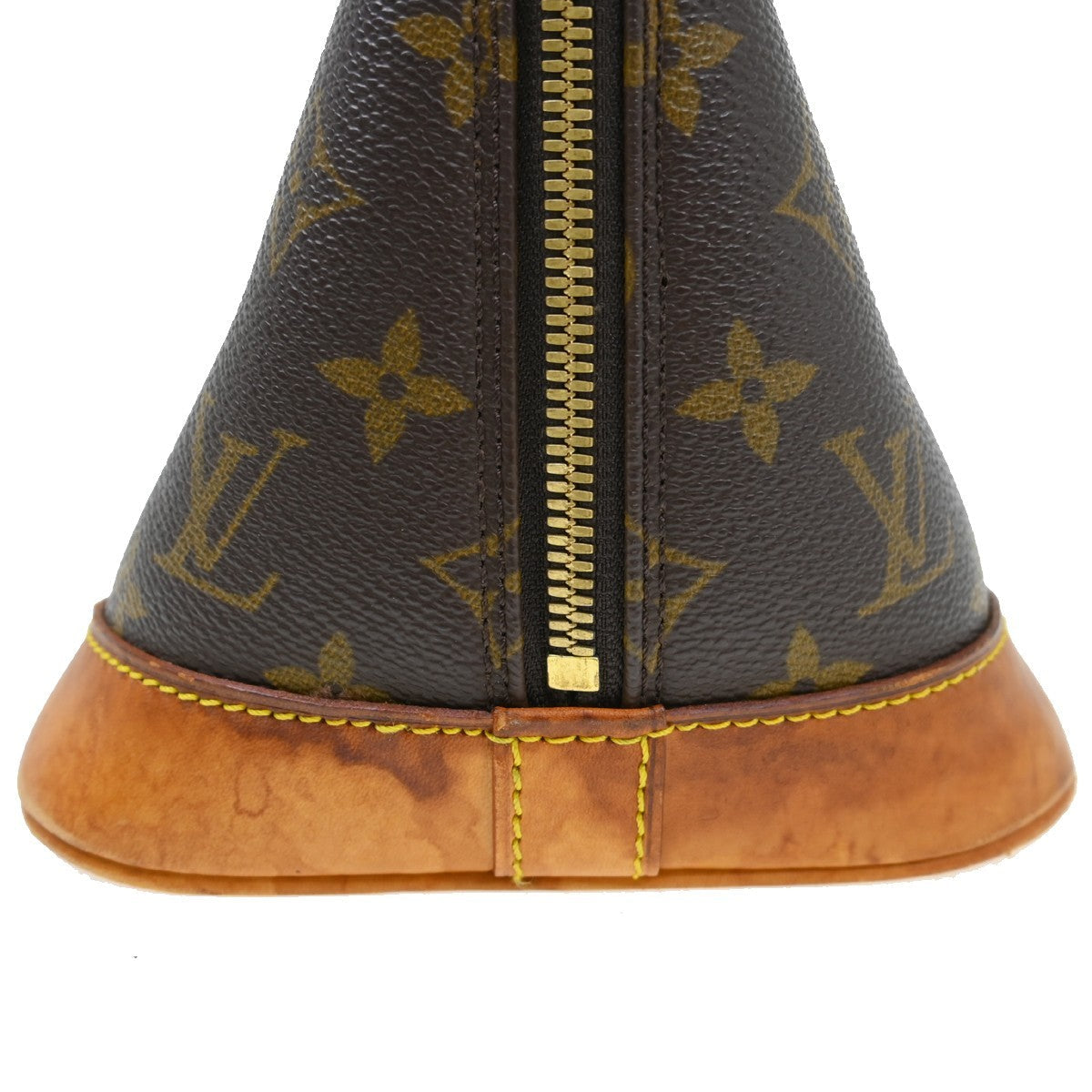 Louis Vuitton Alma Handbag Monogram Canvas Brown Canvas Handbag ( )