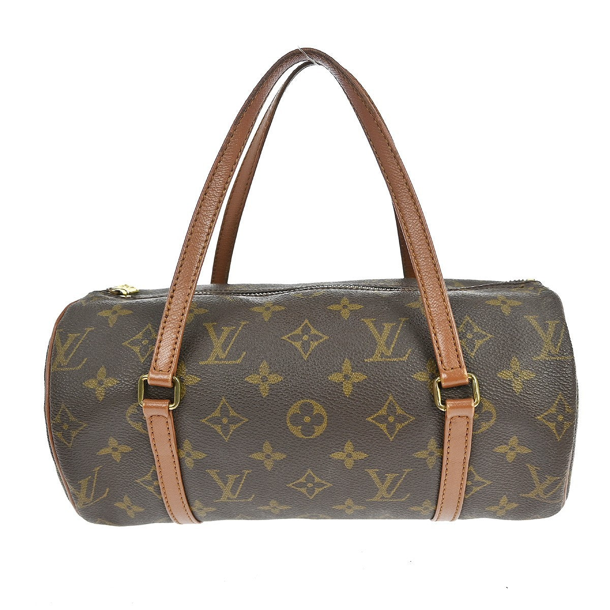 Louis Vuitton Papillon Handbag Monogram Canvas Brown Canvas Handbag ( )