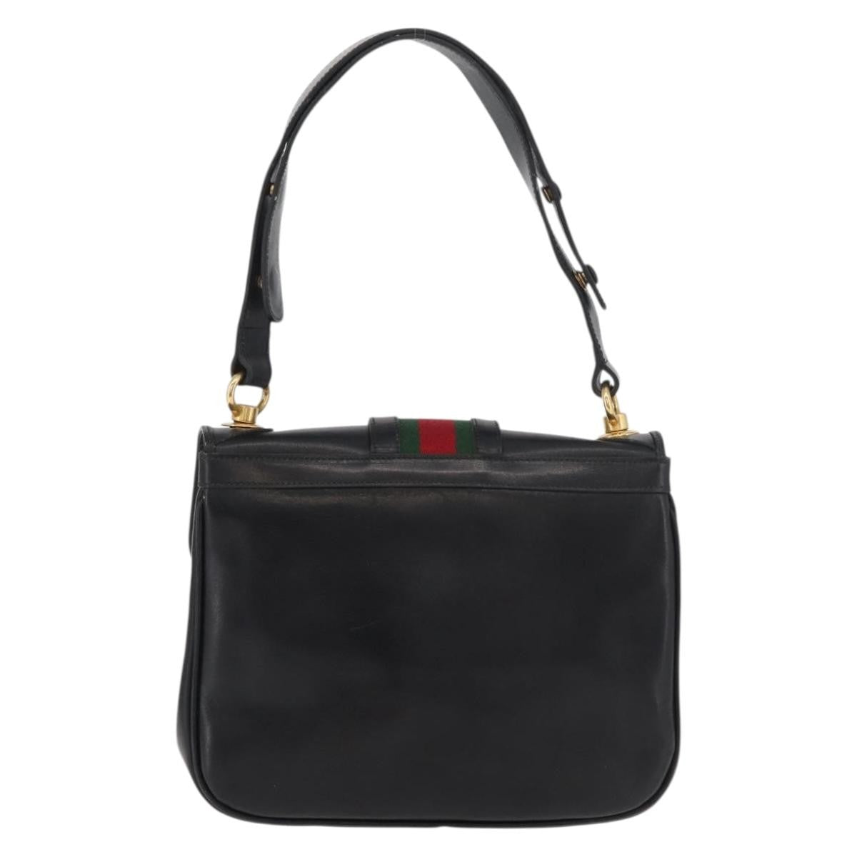 Gucci Sherry Line Shoulder Bag Leather Multicolour Leather Handbag ( )