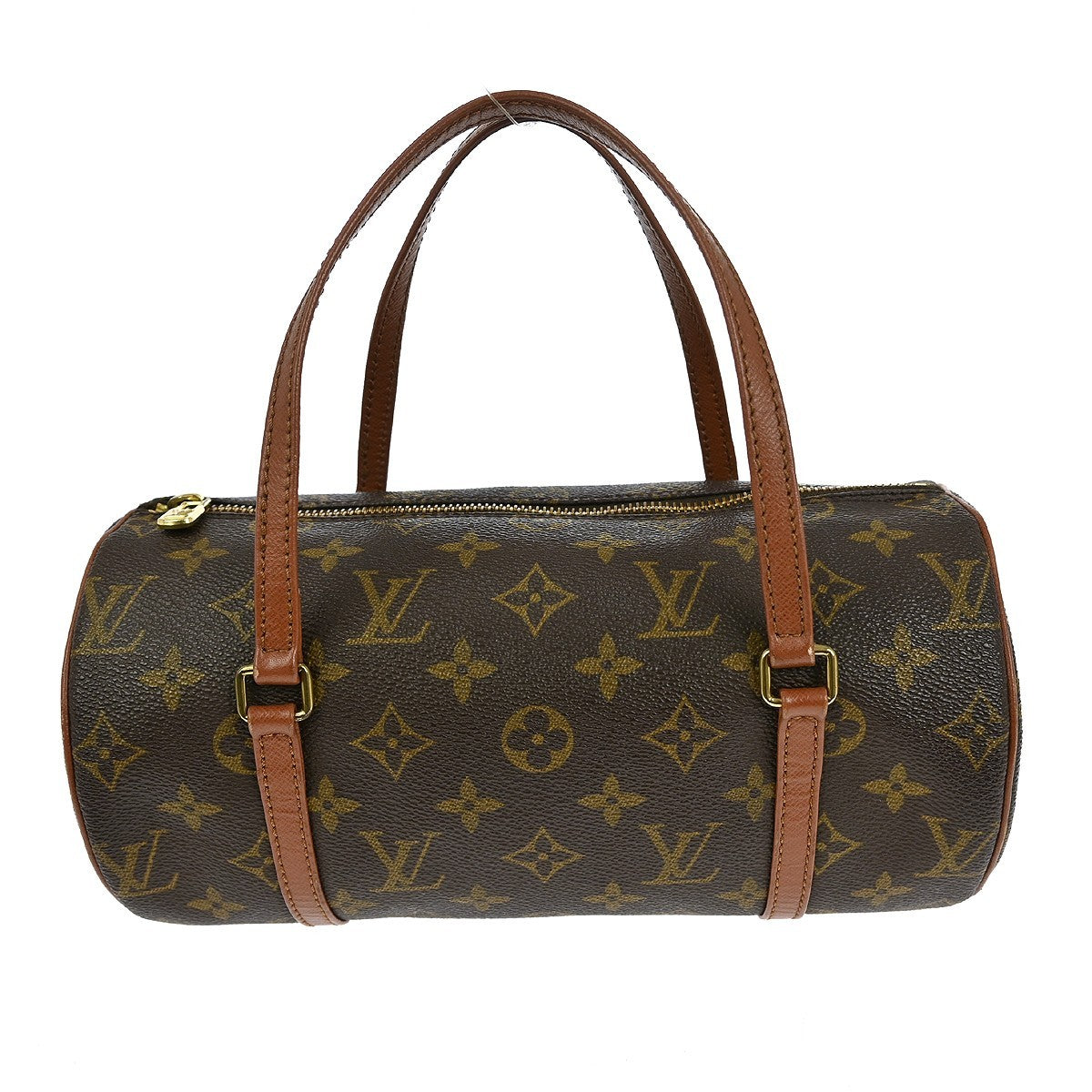 Louis Vuitton Papillon Handbag Monogram Canvas Brown Canvas Handbag ( )