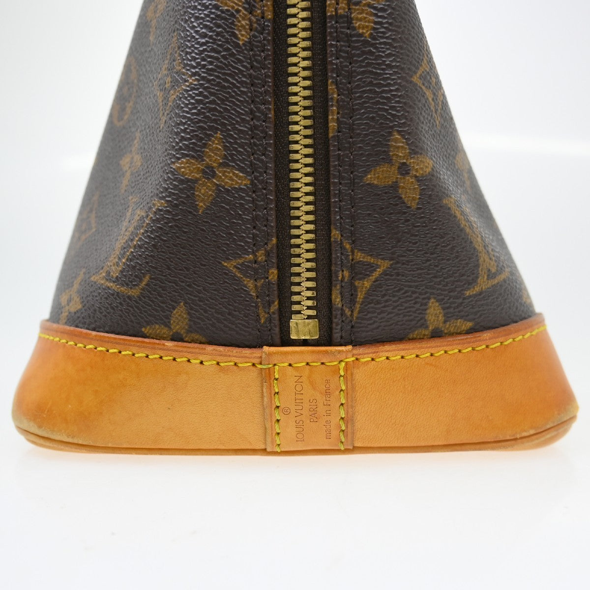 Louis Vuitton Alma Handbag Monogram Canvas Brown Canvas Handbag ( )