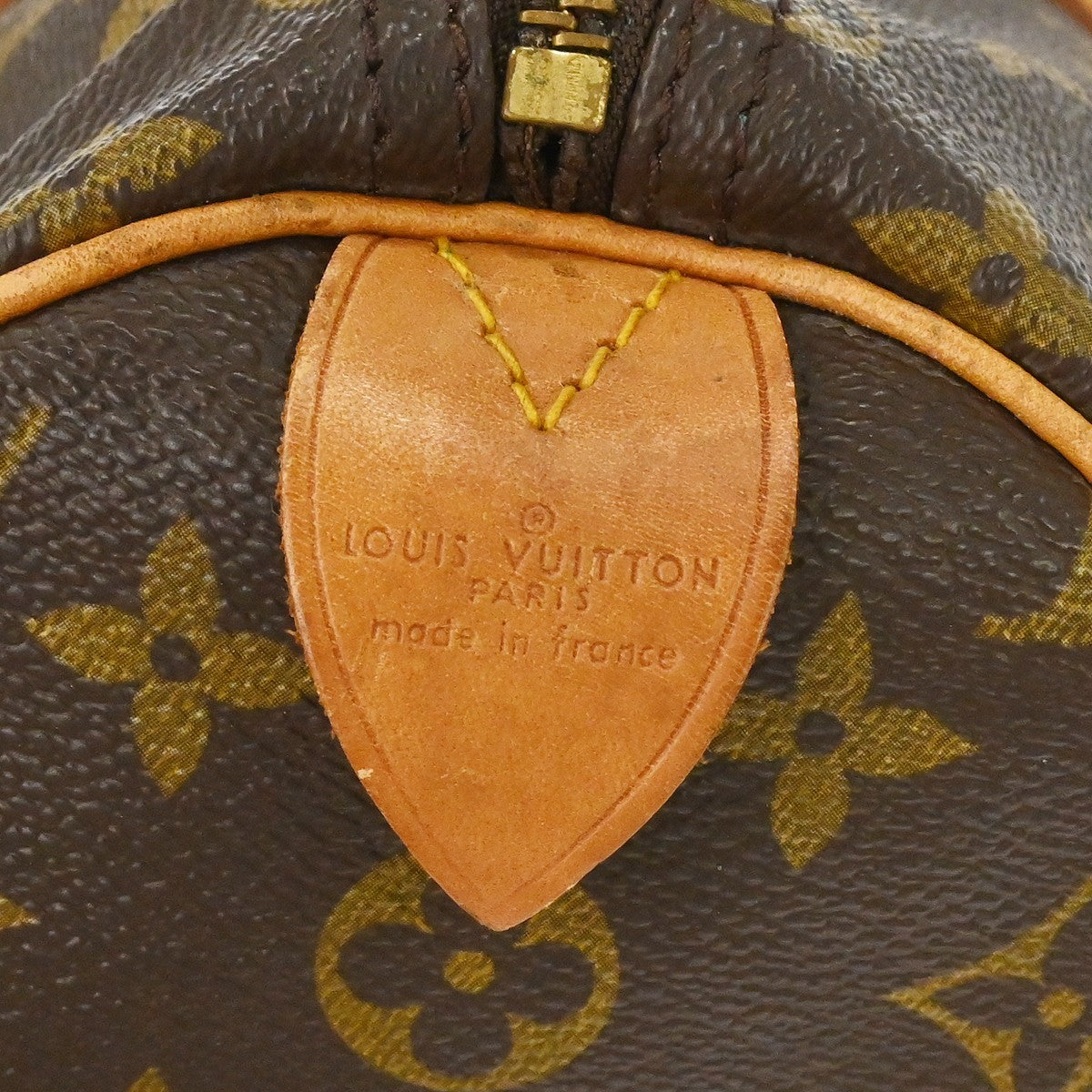 Louis Vuitton Speedy Handbag Monogram Canvas Brown Canvas Handbag ( )
