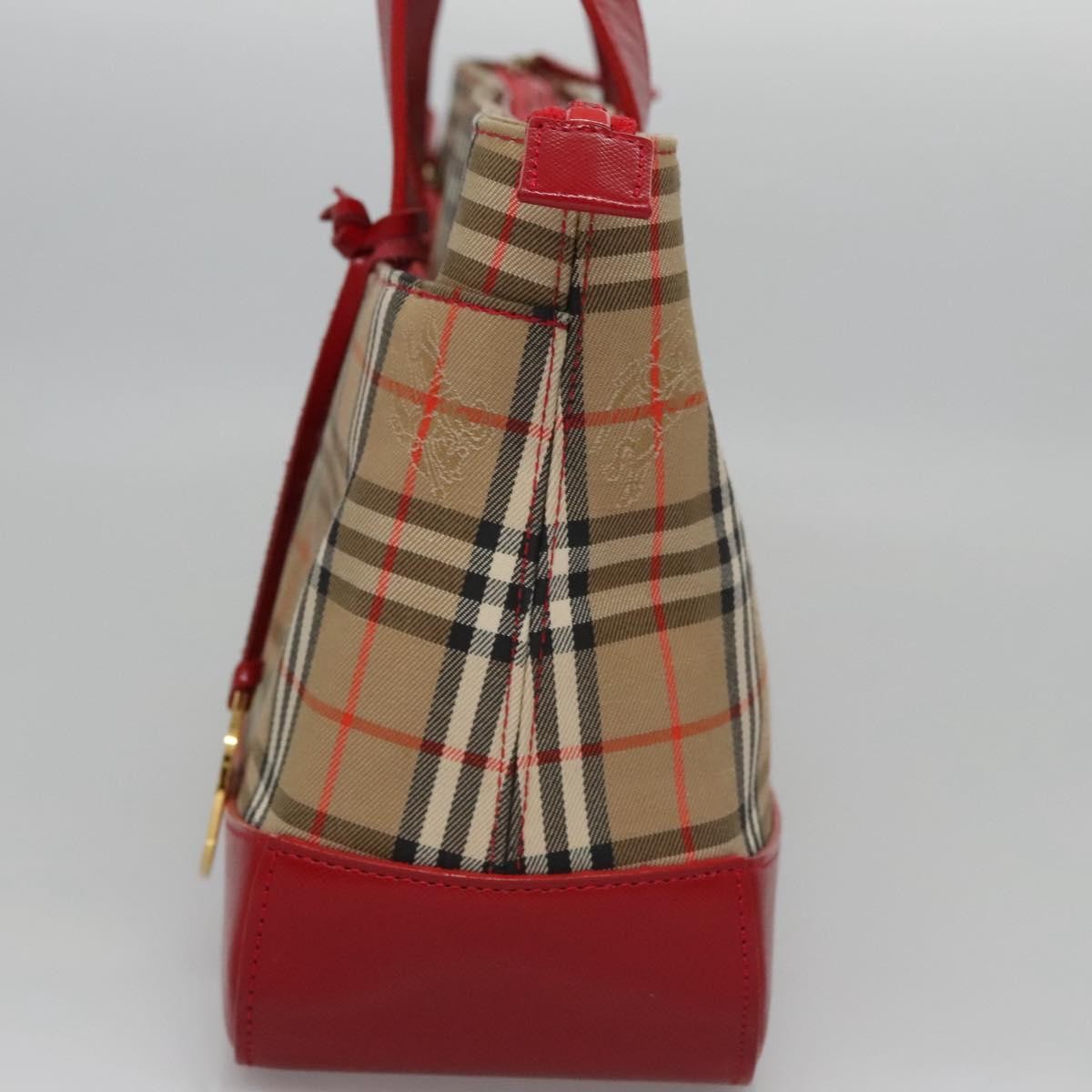 Burberry Nova Check Handbag Nova Check Canvas And Leather Beige Canvas Handbag (Authentic  )
