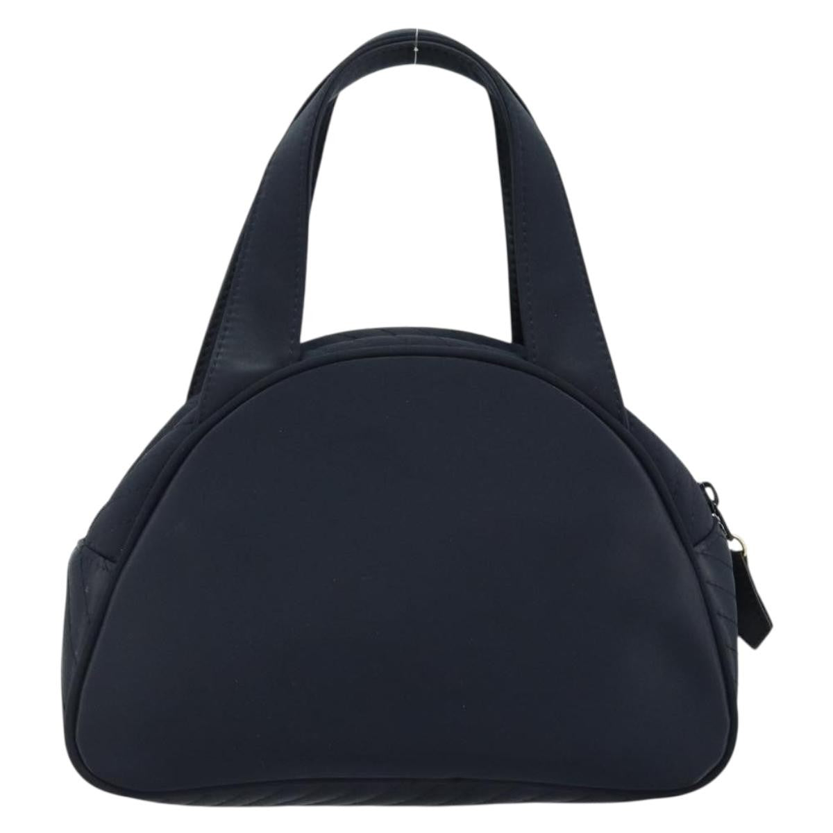 Saint Laurent Vintage Handbag Nylon Black Nylon Handbag (Authentic  )