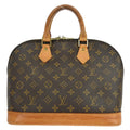 Louis Vuitton Alma Handbag Monogram Canvas Brown Canvas Handbag ( )