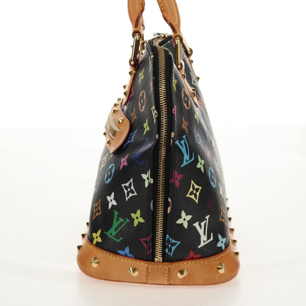 Louis Vuitton Alma Handbag Monogram Multicolor Multicolour Canvas Handbag (Authentic  )