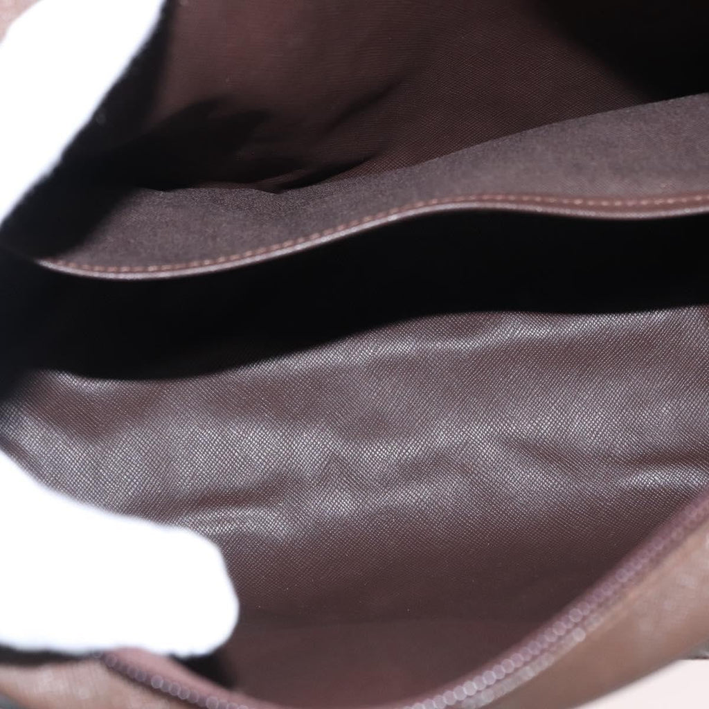 Burberry Nova Check Boston Bag Canvas Beige Canvas Handbag (Authentic  )