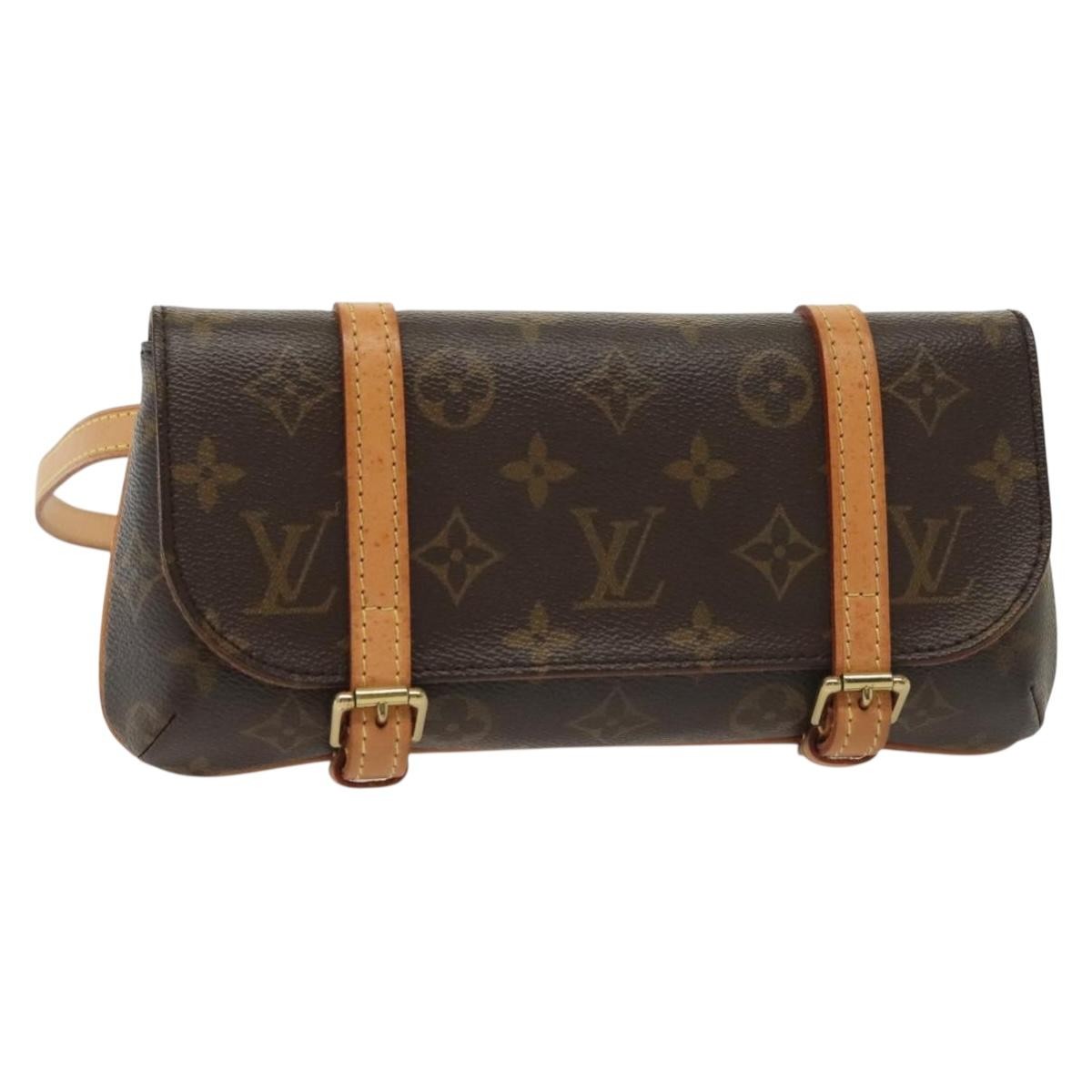 Louis Vuitton Marelle Waist Bag Monogram Canvas Brown Canvas Bag (Authentic  )