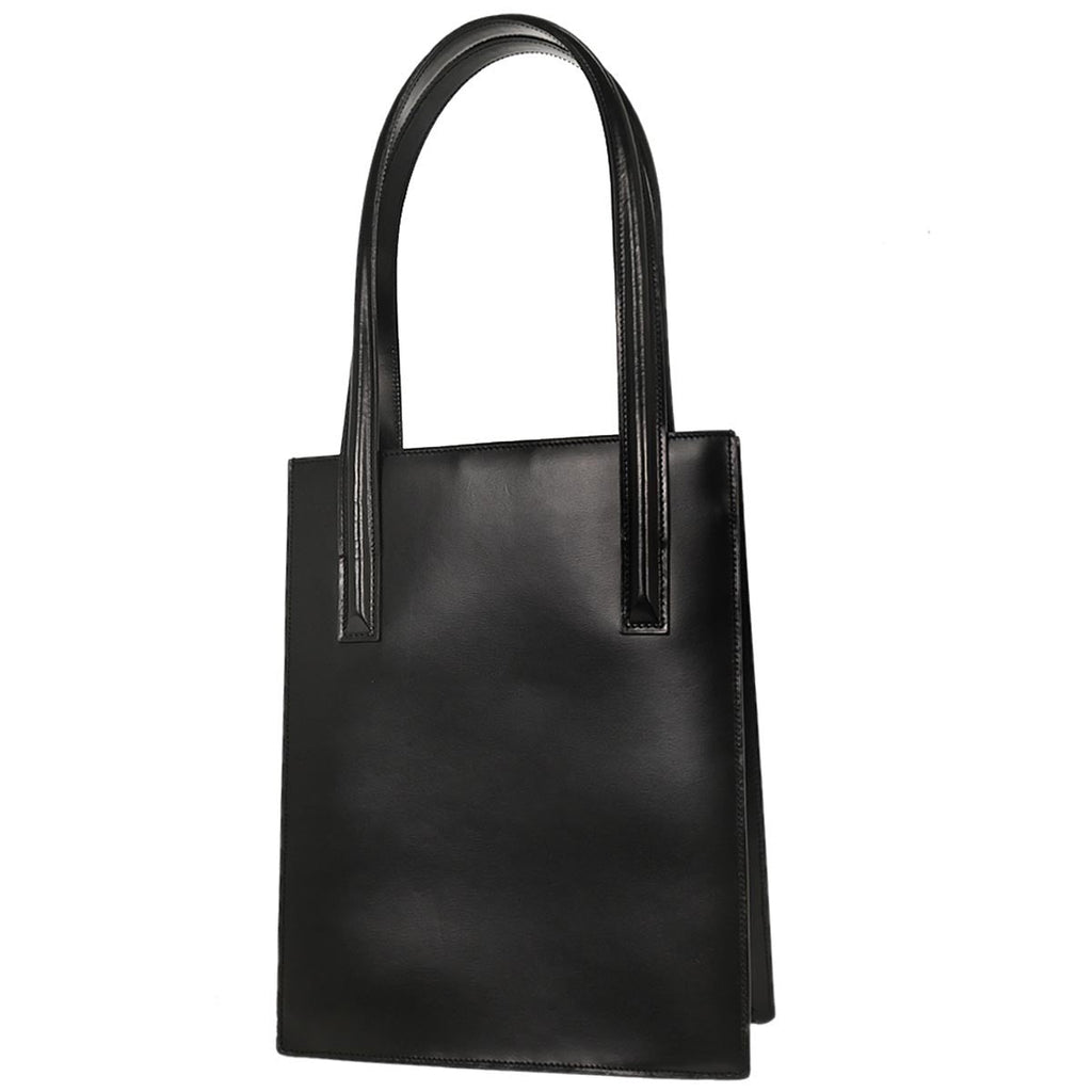 Cartier Panthère Handbag Leather Black Leather Handbag (Authentic  )