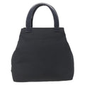 Prada Vintage Handbag Tessuto Black Nylon Handbag (Authentic  )