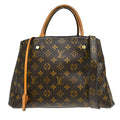Louis Vuitton Montaigne Handbag Monogram Canvas Brown Canvas Handbag ( )