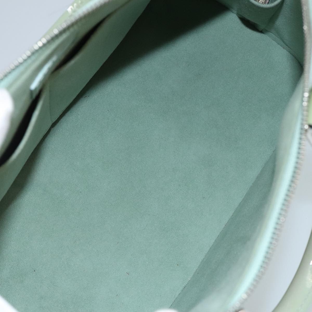 Louis Vuitton Alma Handbag Electric Epi Leather Green Patent_Leather Handbag (Authentic  )