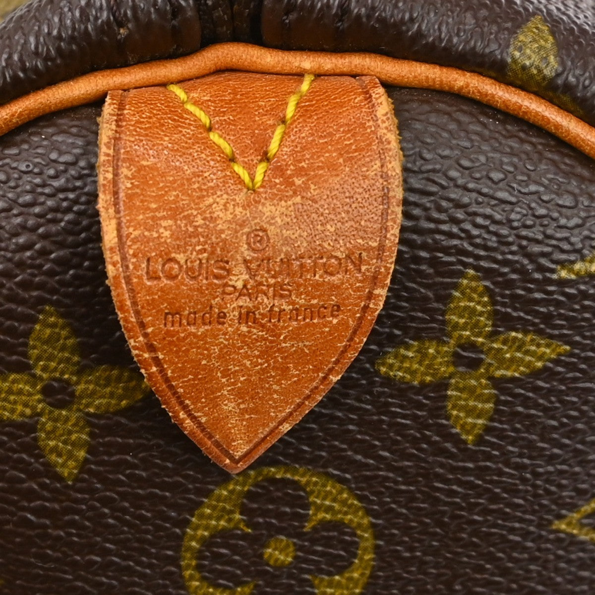 Louis Vuitton Speedy Handbag Monogram Canvas Brown Canvas Handbag ( )