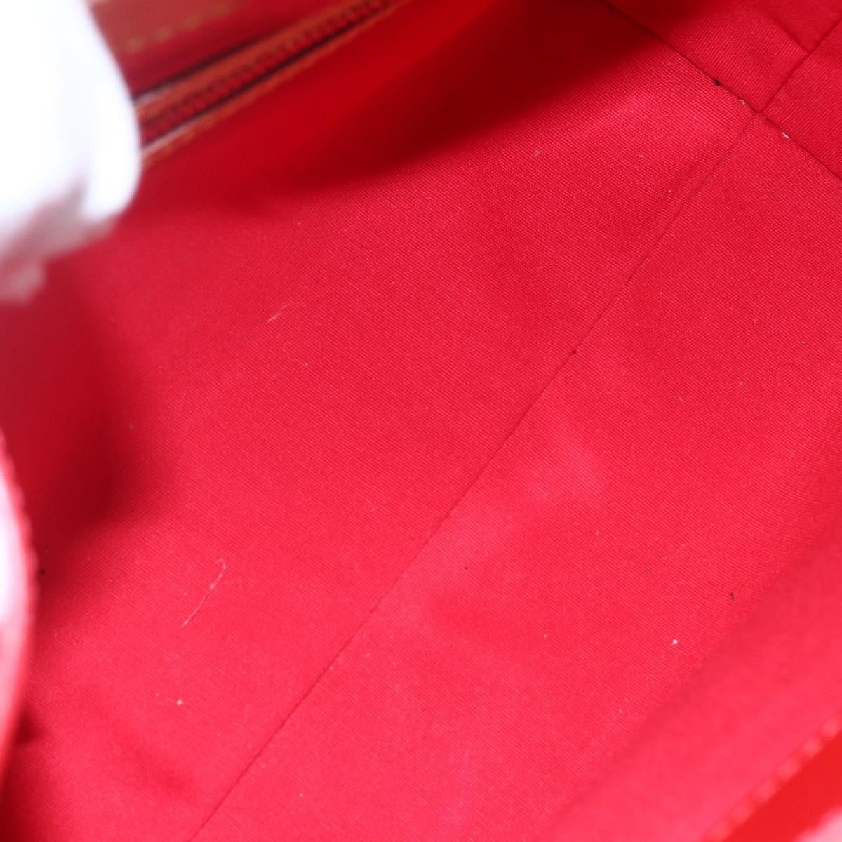 Louis Vuitton Reade Handbag Monogram Vernis Red Patent_Leather Handbag (Authentic  )