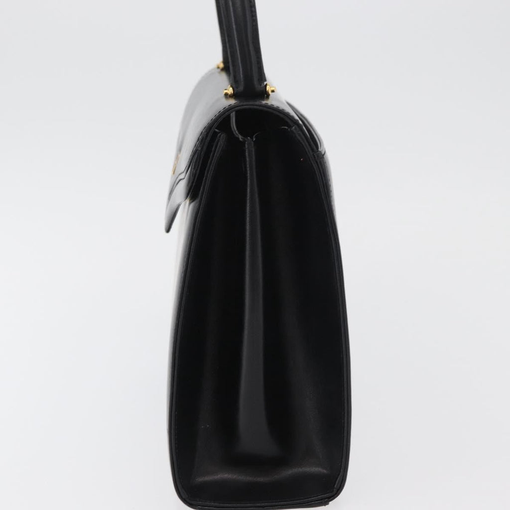 Givenchy Vintage Handbag Leather Black Leather Handbag ( )