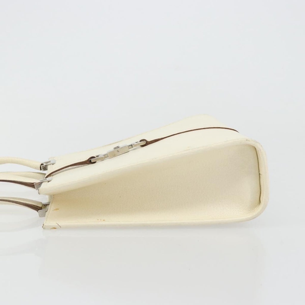 Gucci Vintage Jackie Handbag Leather Silver Leather Handbag ( )