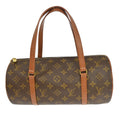 Louis Vuitton Papillon Handbag Monogram Canvas Brown Canvas Handbag ( )
