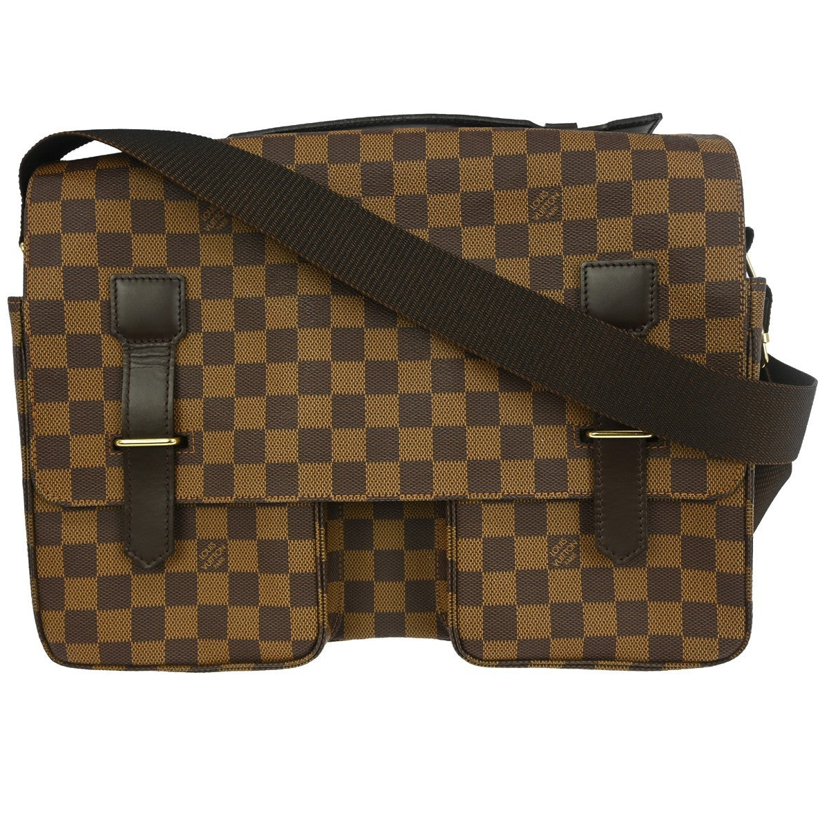 Louis Vuitton Broadway Bag Damier Brown Canvas Briefcase Bag (Authentic  )