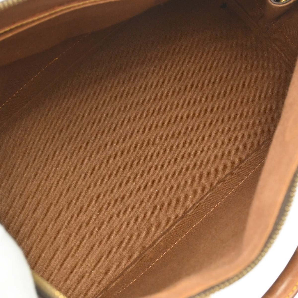 Louis Vuitton Alma Handbag Monogram Canvas Brown Canvas Handbag ( )