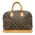 Louis Vuitton Alma Handbag Monogram Canvas Brown Canvas Handbag ( )