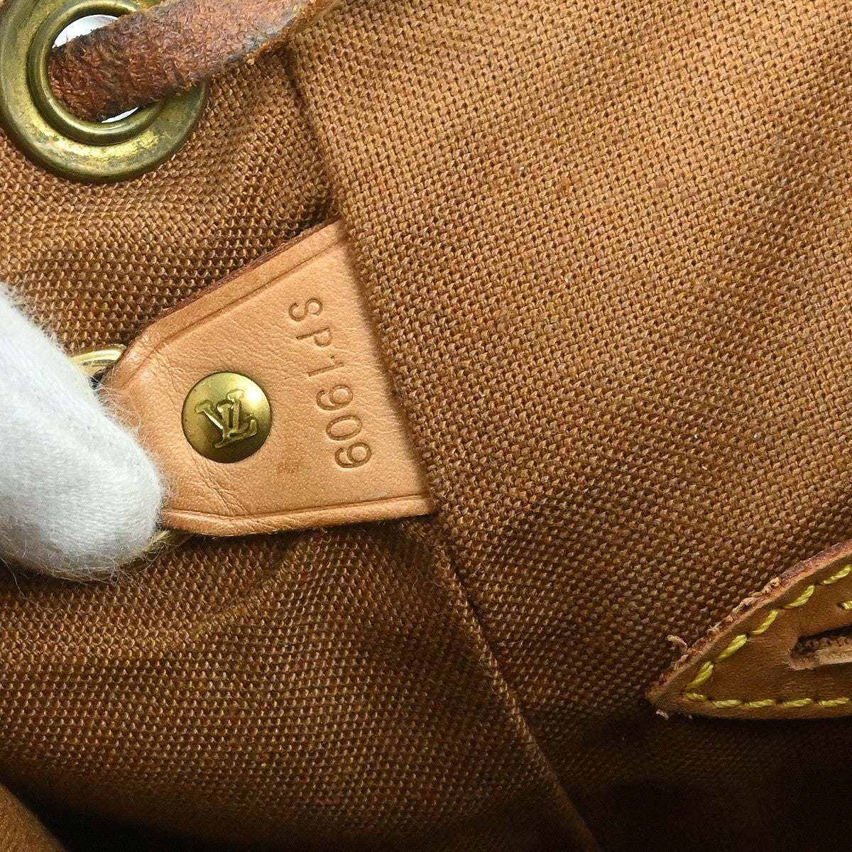 Louis Vuitton Vintage Montsouris Backpack Monogram Canvas Brown Canvas Backpack Bag ( )