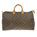Louis Vuitton Speedy Handbag Monogram Canvas Brown Canvas Handbag ( )