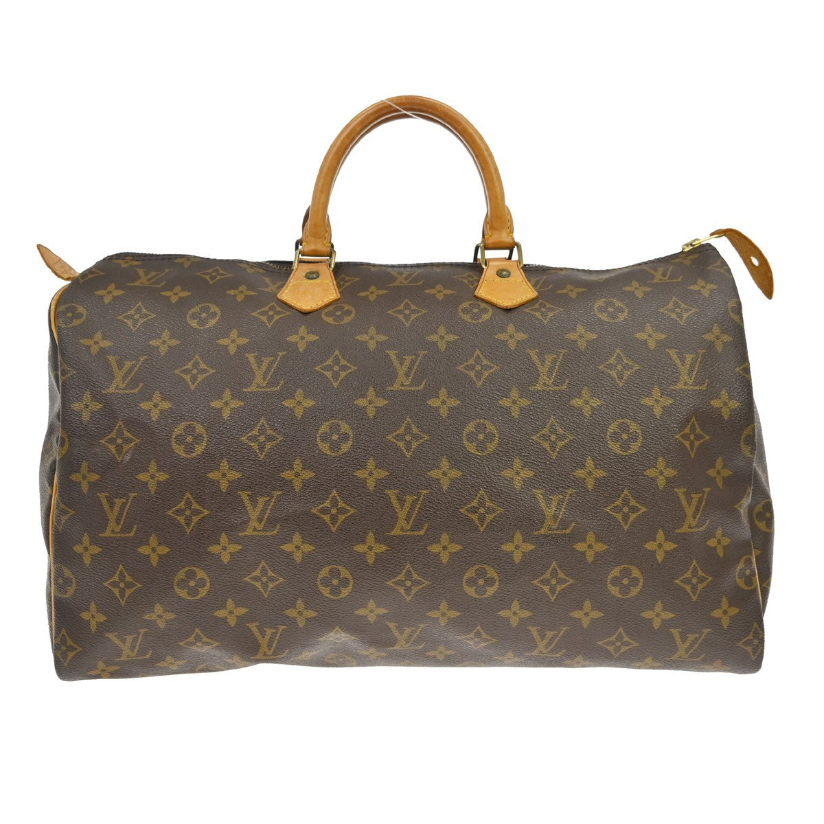 Louis Vuitton Speedy Handbag Monogram Canvas Brown Canvas Handbag ( )