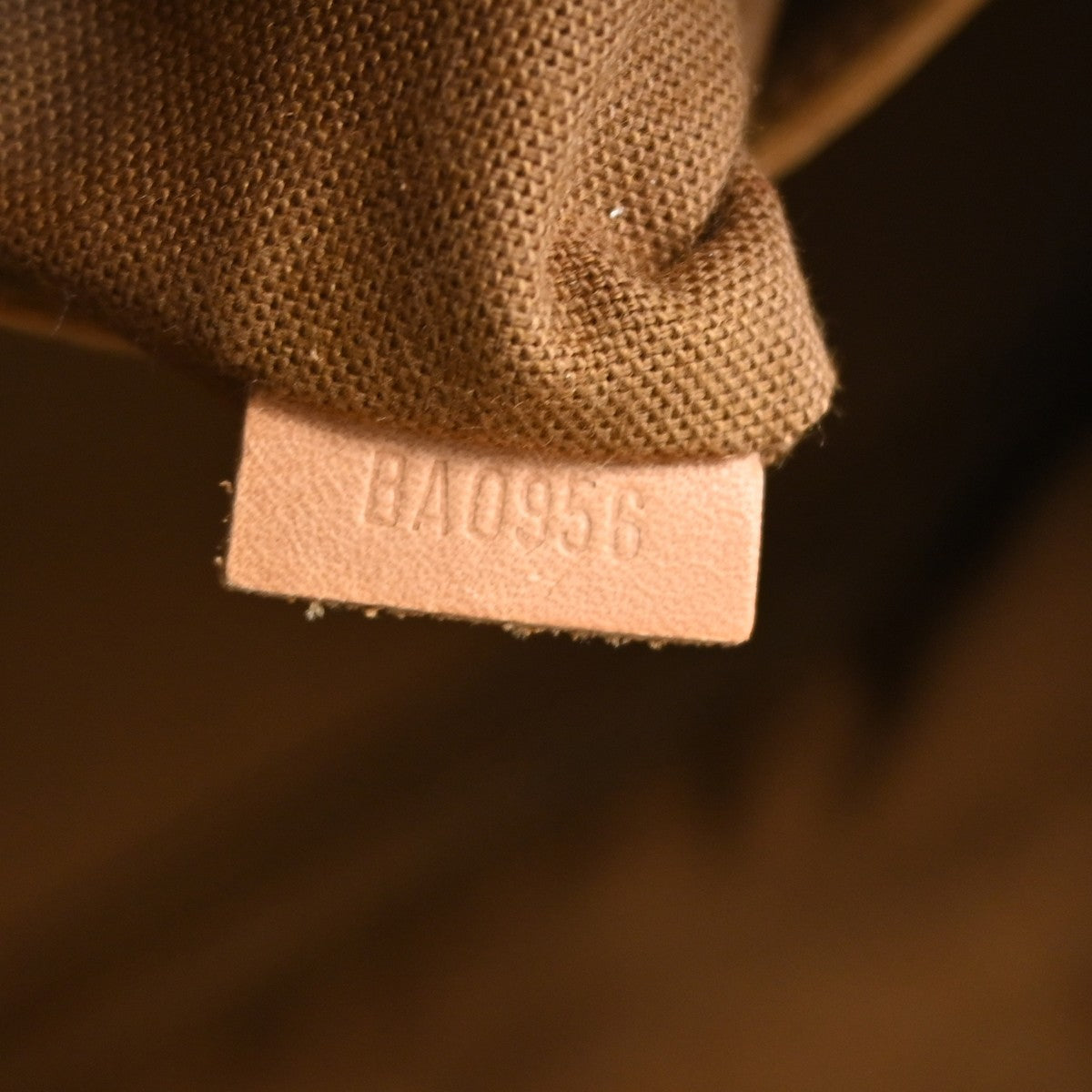 Louis Vuitton Alma Handbag Monogram Canvas Brown Canvas Handbag ( )