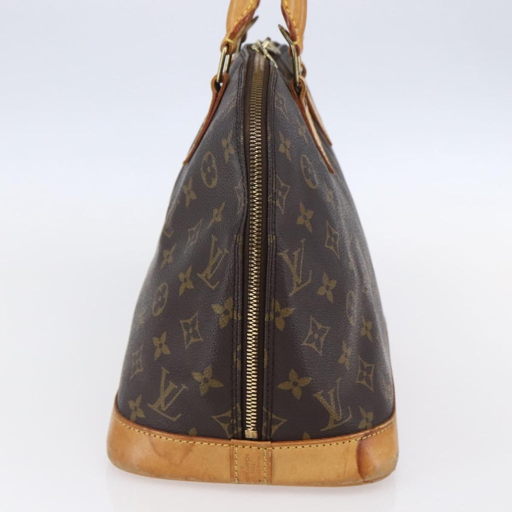 Louis Vuitton Alma Handbag Monogram Canvas Brown Canvas Handbag ( )