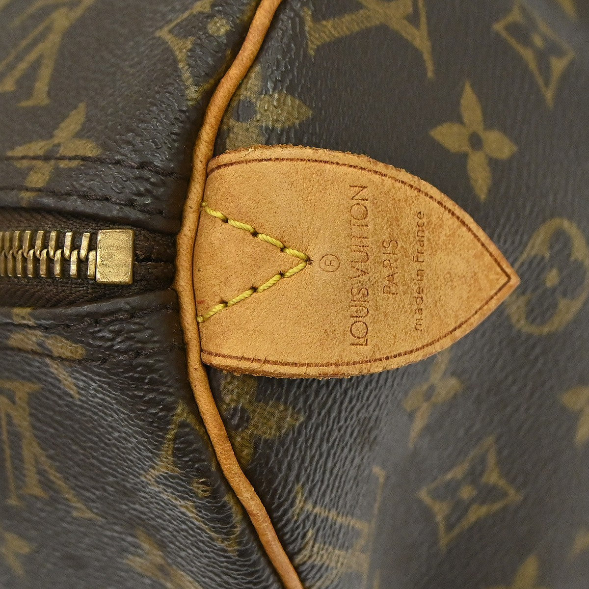 Louis Vuitton Speedy Handbag Monogram Canvas Brown Canvas Handbag ( )