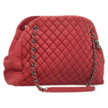 Chanel Matelasse Chain Shoulder Bag Leather Pink Leather Handbag ( )