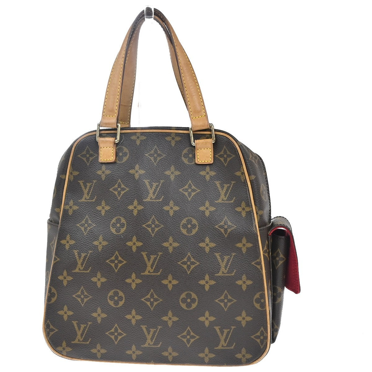 Louis Vuitton Excentri-Cite Handbag Monogram Canvas Brown Canvas Handbag (Authentic  )