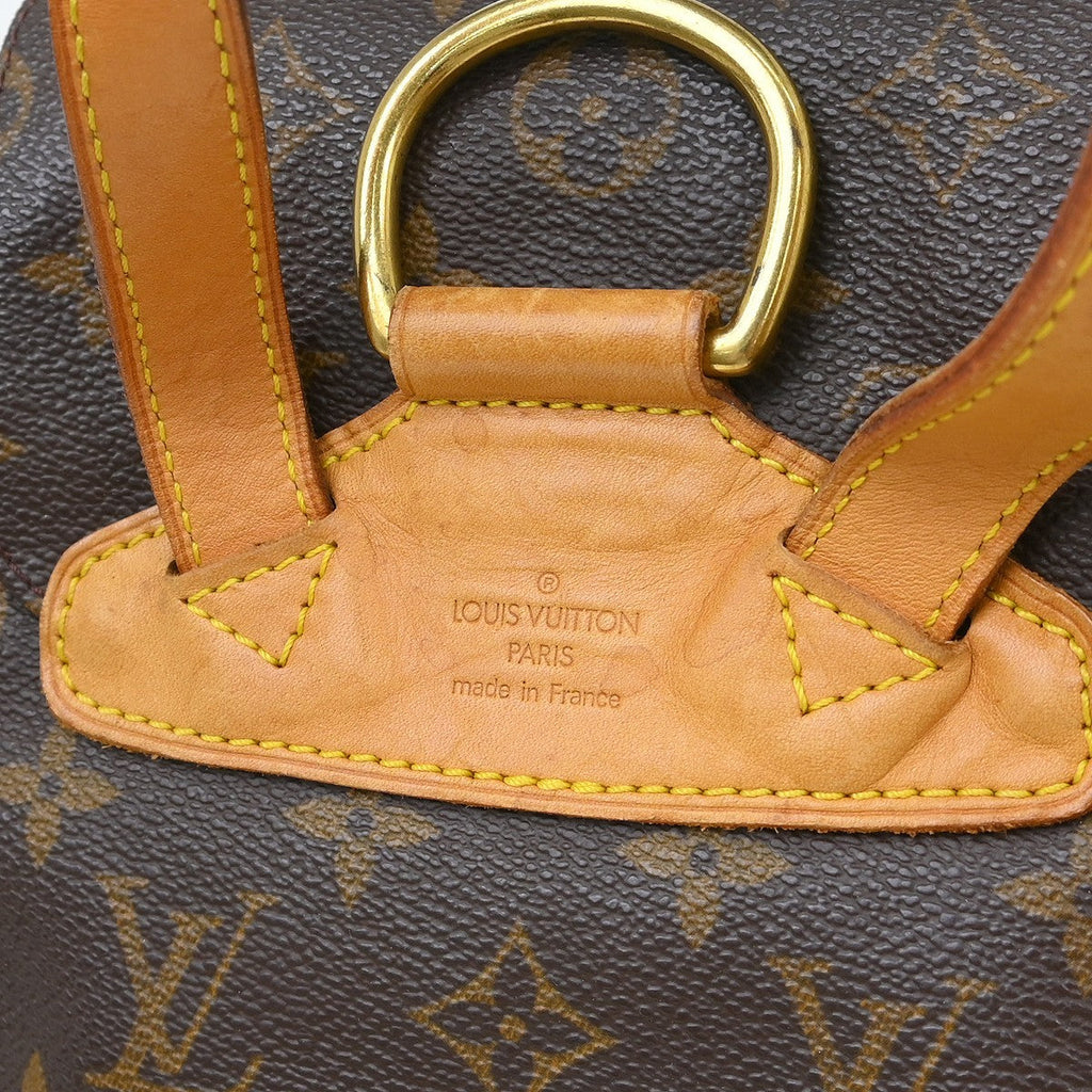 Louis Vuitton Vintage Montsouris Backpack Monogram Canvas Brown Canvas Backpack Bag ( )