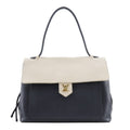 Louis Vuitton Lockme Handbag Leather Black Leather Handbag (Authentic  )