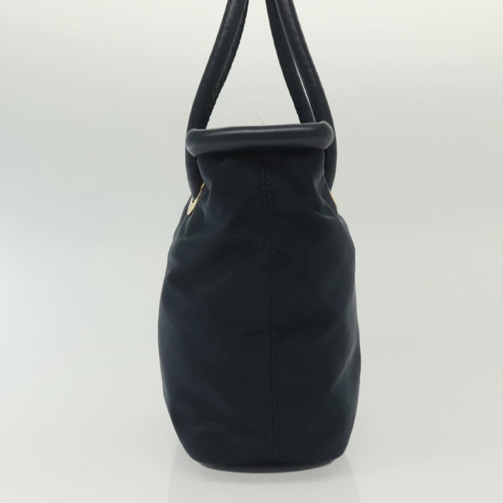 Celine Handbag Nylon Navy Nylon Handbag (Authentic  )