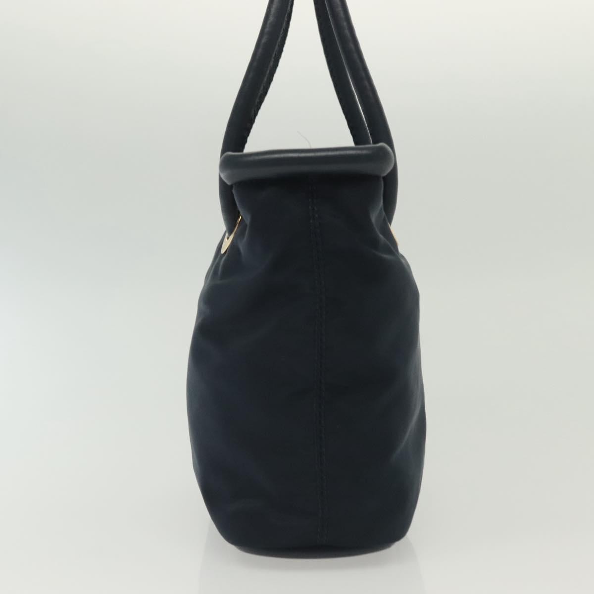 Celine Handbag Nylon Navy Nylon Handbag (Authentic  )