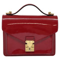 Louis Vuitton Monceau Handbag Vernis Burgundy Patent_Leather Bag (Authentic  )