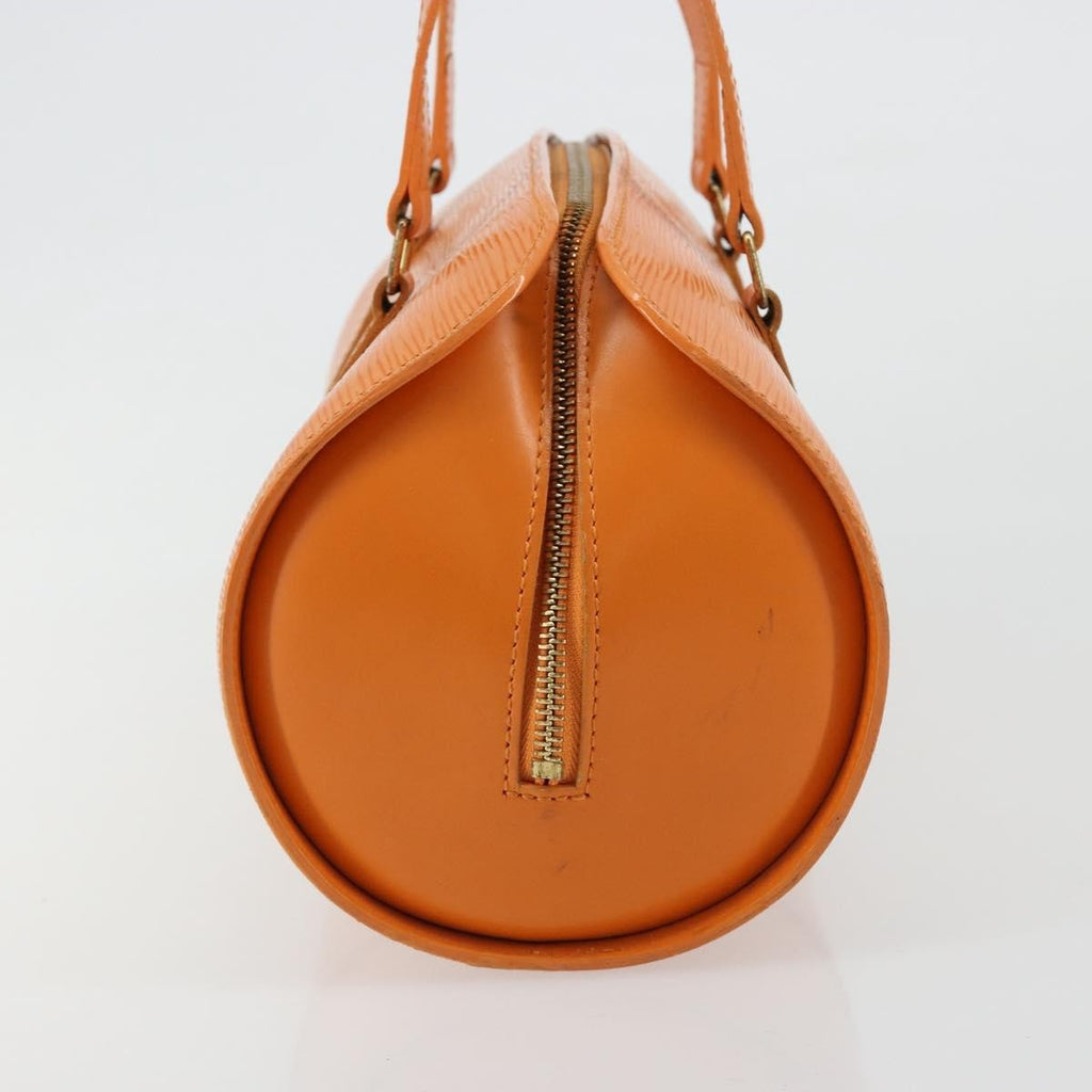 Louis Vuitton Soufflot Handbag Epi Leather Orange Leather Handbag ( )