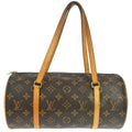 Louis Vuitton Papillon Handbag Monogram Canvas Brown Canvas Handbag ( )