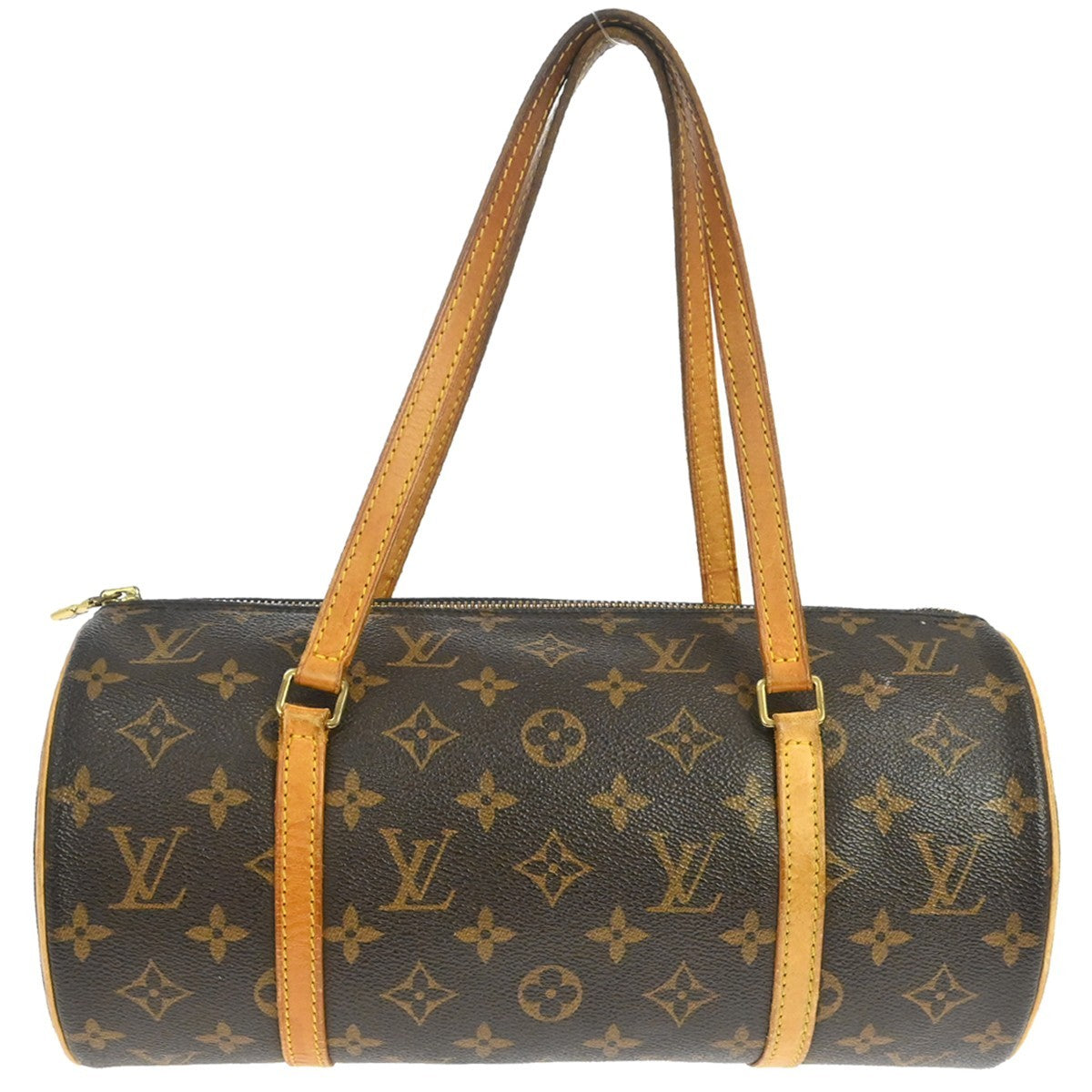 Louis Vuitton Papillon Handbag Monogram Canvas Brown Canvas Handbag ( )