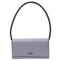Gucci Vintage Shoulder Bag Gg Canvas And Leather Purple Canvas Handbag ( )